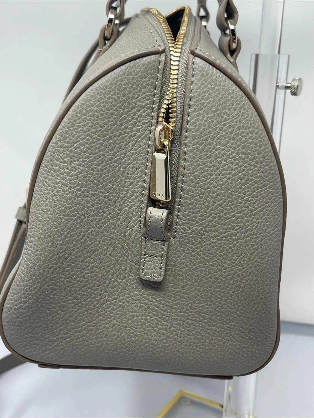 Furla satchel pebbled